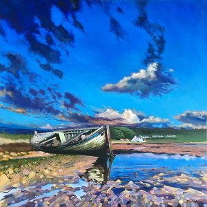 Journey's End - an original oil painting by Donegal artist Ben Holmes.